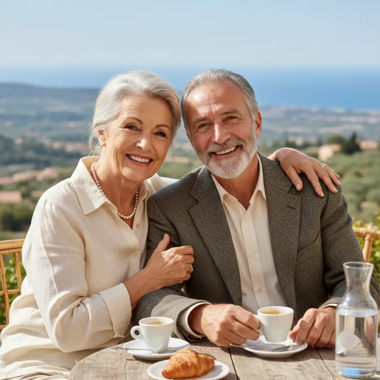 Couple senior heureux